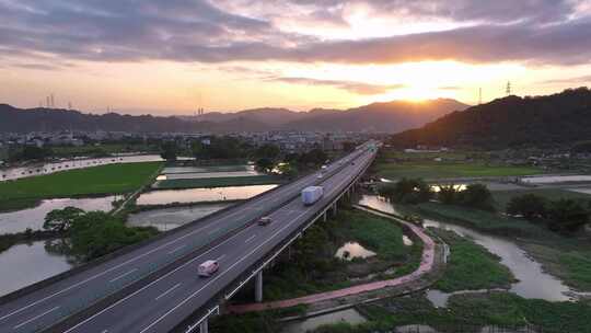 高速公路风景视频