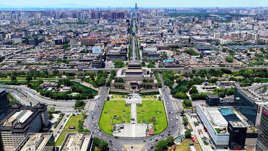 西安城楼城墙永宁门