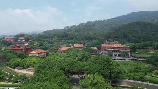 航拍福建莆田南山广化寺