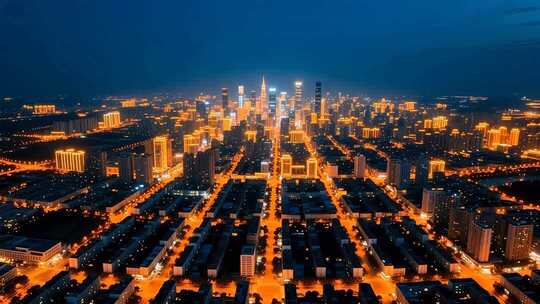 万家灯火过年小区团圆团聚居民楼春节夜晚