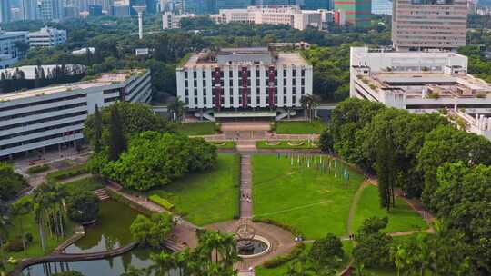 深圳南山区深圳大学航拍