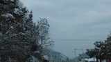 冬天车窗外冬天雪景实拍高清在线视频素材下载