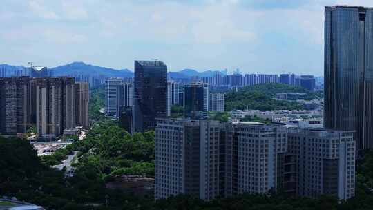 广东黄埔科学城周边航拍