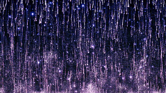紫色发光粒子雨背景
