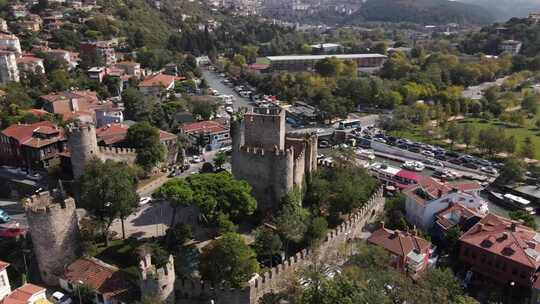 安纳托利亚要塞城堡伊斯坦布尔博斯普鲁斯海峡