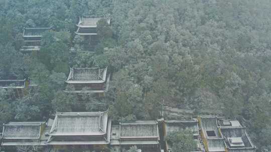 杭州西湖灵隐寺雪景