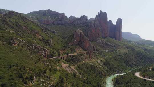 山，Mallos De Riglos，岩