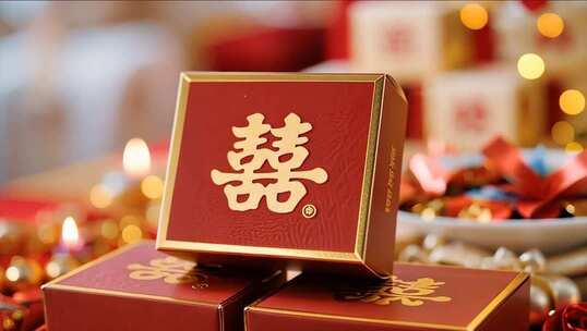 中式婚礼喜庆热闹传统婚礼仪式婚庆订婚爱情