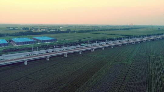 航拍中国高铁高速
