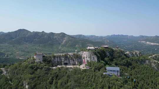 潍坊青州云门山风景区航拍