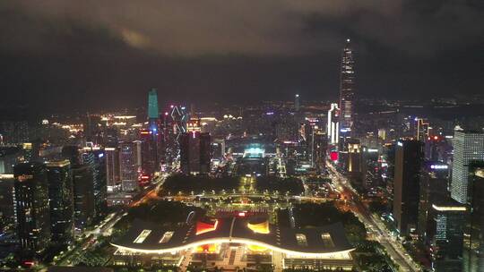 深圳夜景  深圳中心  深圳福田