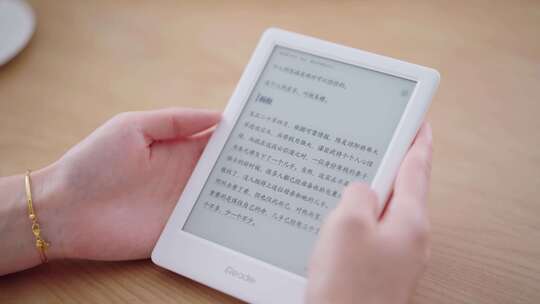 电子书 电子书阅读 文艺女生居家阅读看书