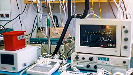 医院生命体征监测设备心电图血氧血压