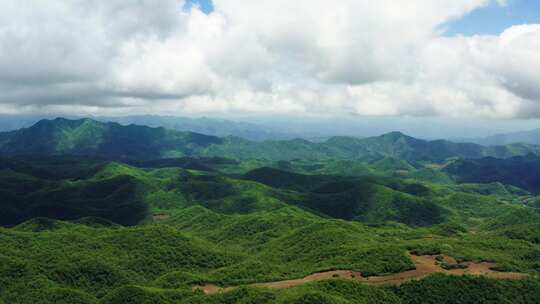 4k航拍恩施山川大地蓝天白云延时