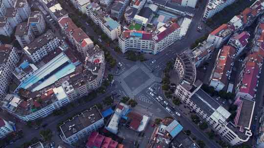 浙江绍兴新昌城市航拍