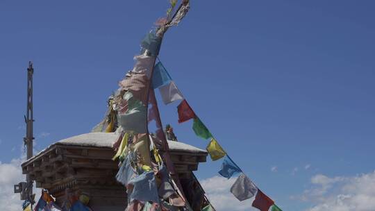 西藏文化经幡风马旗