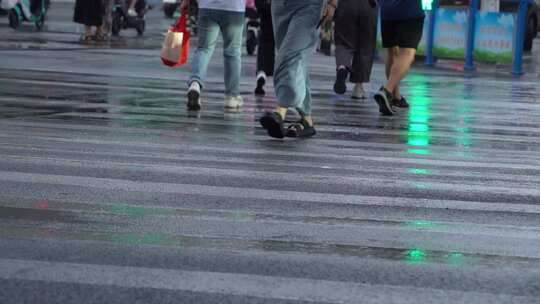 雨天 下雨 城市风光 写意 台风 雨中景色