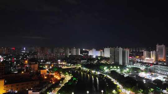 广西玉林南流江夜景