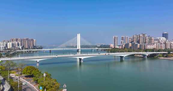 4K航拍广东省惠州大桥