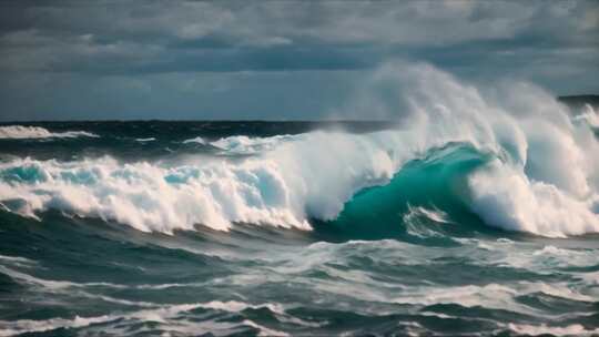 海洋海浪大海海水海底海岸视频素材