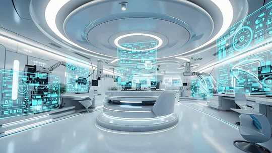 未来科技感网络科技实验室