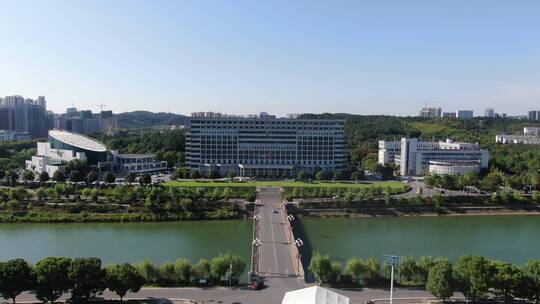 湖北咸宁城市宣传片地标建筑航拍