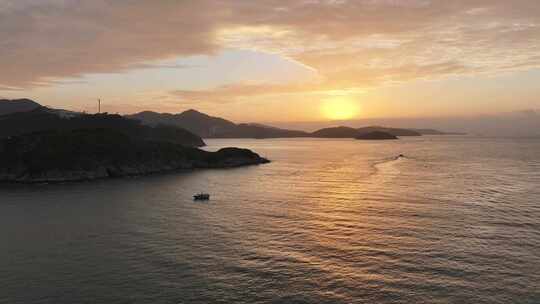 香港海怡半岛清晨航拍