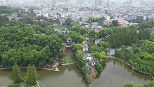 湖北黄冈东坡赤壁航拍