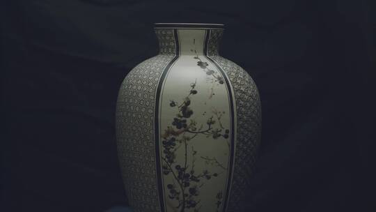 20210915吉州窑釉下彩花瓶1