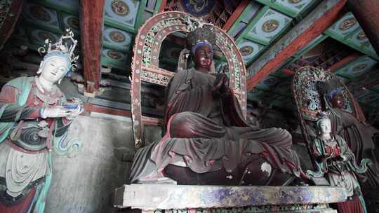 平遥双林寺菩萨彩塑雕塑