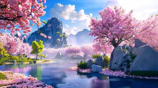 合集 世外桃源仙境梦幻风景美如画隐世秘境