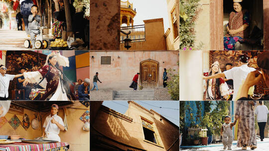 新疆人文风情生活纪实高清在线视频素材下载