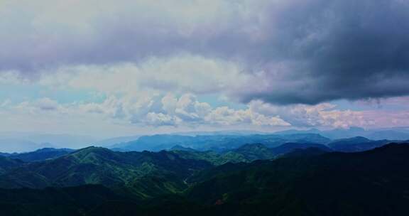 云南自然风光大山山上景观高山峡谷