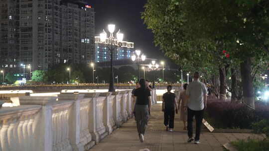 文成县夜景街景视频素材模板下载