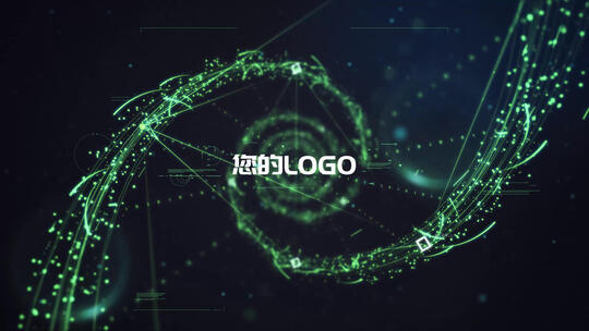 震撼科技医疗医学DNA信息数据视频片头