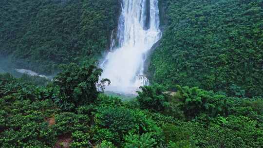 大自然瀑布山川河流