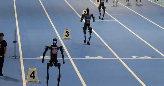 人形机器人赛道竞赛场景