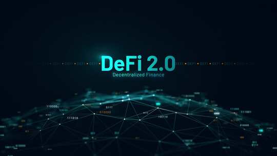 去中心化金融Defi 2.0数字地球4K