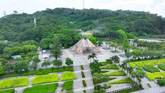 4K航拍深圳龙岗凤凰山国家矿山公园2