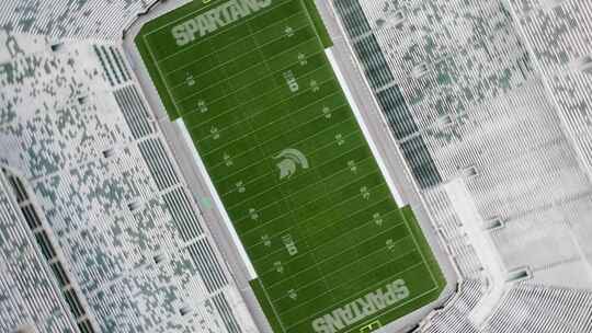MSU斯巴达体育场空中旋转