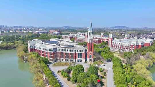 华东政法大学 松江大学城 最美大学航拍