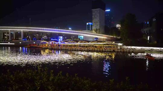 杭州钱江世纪公园夜景4K视频素材
