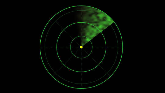 雷达搜索扫描素材