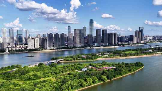湖南长沙宣传片 长沙城市风光航拍合集