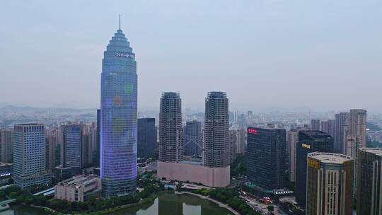 绍兴世茂中心,梅龙湖公园,湖景