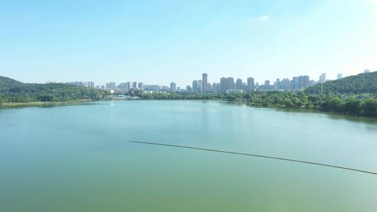 武汉东湖航拍4K空镜头