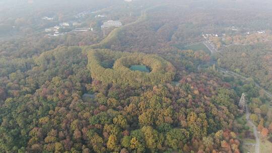 南京中山陵5A景区航拍视频素材模板下载