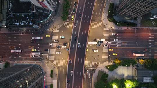 上海徐汇区宜山路内环高架路路口视频素材模板下载
