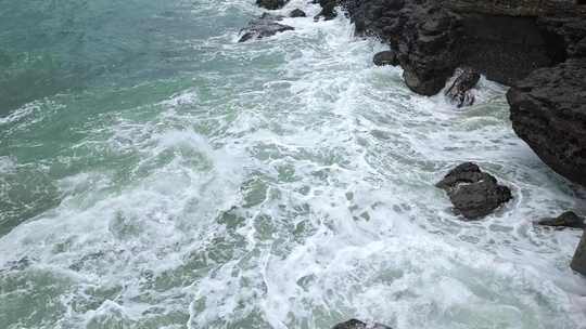 广西北海涠洲岛大海南岸鳄鱼山旅游旅行