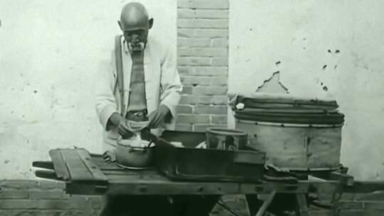 1948年北京胡同生活视频素材模板下载